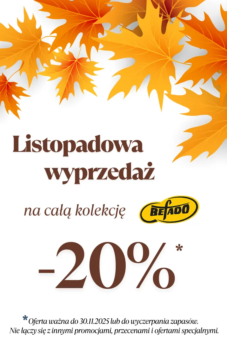 Jesienna wyprzedaż obuwia dziecięcego Befado