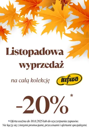 Jesienna wyprzedaż obuwia dziecięcego Befado