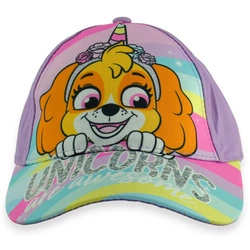 Czapka z daszkiem dla dziewczynki Psi Patrol Fioletowa