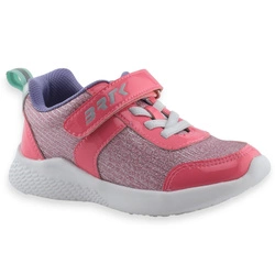 Błyszczące lekkie buty sportowe dla dziewczynki Bartek 8700515 Różowe