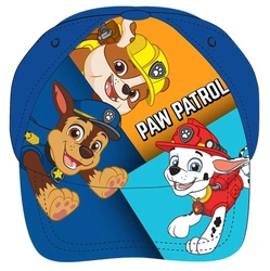 Bawełniana czapka dla chłopca z daszkiem na lato Psi Patrol Niebieska