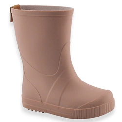 Dziewczęce modne kalosze z odblaskiem Danielki Kropelki Różowe