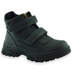 Młodzieżowe ocieplane buty za kostkę American Club XD137 Czarne