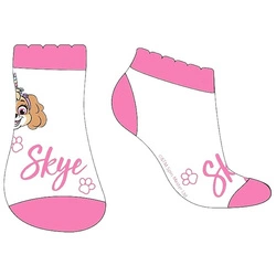 Skarpetki do kostki stopki dla dziewczynki Skye Psi Patrol Białe