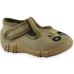 Dziecięce kapcie na rzep do żłobka oddychająca podeszwa Raweks Leon L65