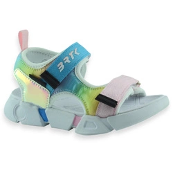Lekkie kolorowe sportowe sandały na lato dla dziewczynki Bartek 16043201