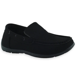 Chłopięce mokasyny buty wizytowe/komunijne American Club KOM56 Czarne