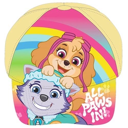 Kolorowa dziewczęca czapka z nadrukiem na lato z daszkiem Psi Patrol