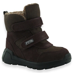 Dziecięce buty ocieplane za kostkę z membraną Bartek 11/14036101 Brązowe