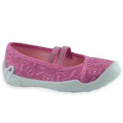 Kapcie do przedszkola na gumkę dla dziewczynki Befado 116X331 Blanca