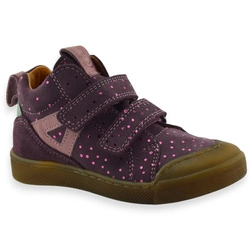 Bordowe buty dziewczęce wiosenno jesienne Froddo G2110134-38 Rosario High Top Bordeuax
