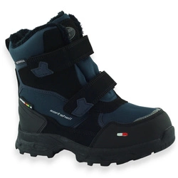 Śniegowce buty zimowe chłopięce American Club HL 106/155/24 Granatowe