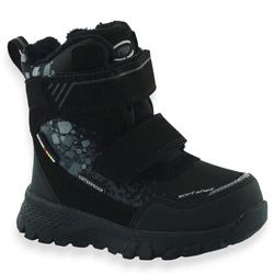 Buty zimowe dla chłopca z membraną TripleTex American Club HL 203 Czarne