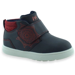 Buty jesienne dla chłopca ocieplane Wojtyłko 26088 Granatowe