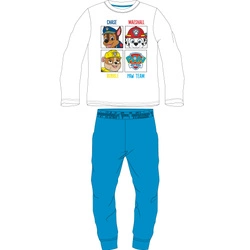 Dziecięca piżama dla chłopca Psi Patrol z długim rękawem Biała