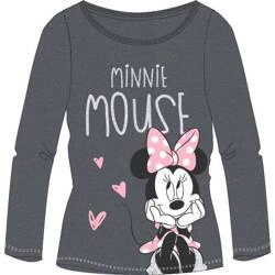 Bluzka dla dziewczynki Myszki Minnie Szara