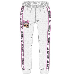 Dziewczęce szare spodnie dresowe LOL Surprise