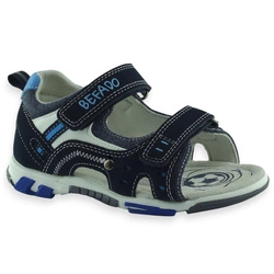 Wygodne buty na lato sandały dla chłopca Befado 170X104 Jeans Granatowe