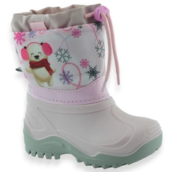 Urocze lekkie śniegowce dla dziewczynki Renbut / Muflon 22-468-16968 różowe