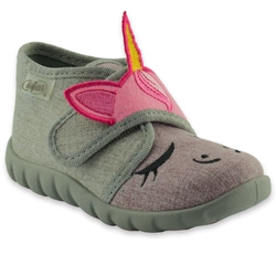 Kapcie dziewczęce jednorożec Befado 526P107 /465P110 Flexi