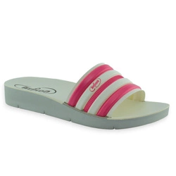 Dziewczęce klapki na basen Befado 067Y002 Ciemny róż