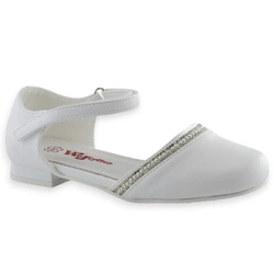 Buty komunijne dla dziewczynki Wojtyłko 24423 Białe