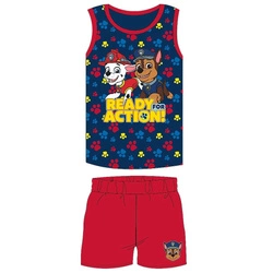 Komplet do spania piżama chłopięca Psi Patrol Czerwona