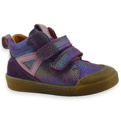 Połyskujące fioletowe buty dla dziewczynki Froddo G2110134-33 Rosario High Top Multicolor