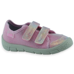 Różowe trampki dla dziewczynki z miękką wkładką Befado 908P001 Honey