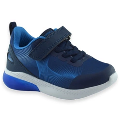 Chłopięce buty sportowe dla dzieci na wiosnę American Club ES123 Granatowe