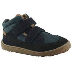 Granatowe buty na rzep dla chłopca Froddo G3110268 Barefoot Up Tex Autumn Dark Blue