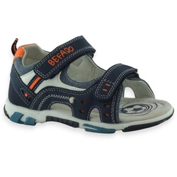 Sandały na lato dla chłopca Befado 170X103 Jeans Granatowe