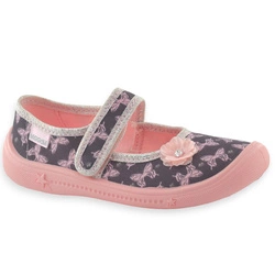 Szkolne kapcie dla dziewczynki baleriny Vi-GGa-Mi Danusia Motylki