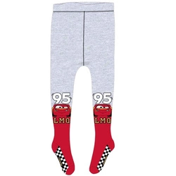 Rajstopy dla chłopca bawełniane Disney Autka Cars szare