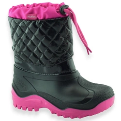 Stylowe śniegowce dla dziewczynki Renbut / Muflon 32-468-1535 czarne