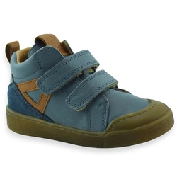 Buty za kostkę dla chłopca na rzep Froddo G2110134-8 Rosario High Top Denim