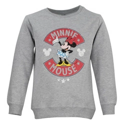 Bluza Myszka Minnie dziecięca dla dziewczynki szara