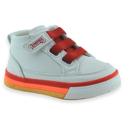 Dziecięce trzewiki na rzep ze skórzaną wkładką Apawwa GQ06