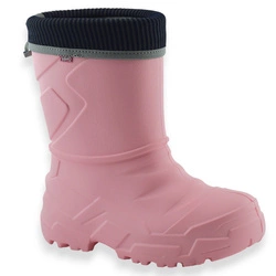 Dziewczęce kalosze z filcowym ocieplaczem Befado 162X/Y307 Różowe