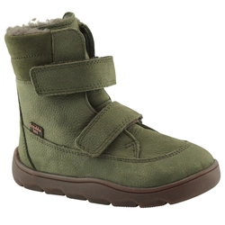 Buty zimowe dla chłopca barefoot z membraną Froddo G3160240-10 Zeru Tex Winter Barefoot Olive