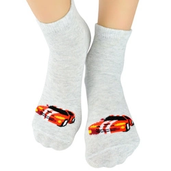 Skarpety chłopięce ABS szare ferrari Noviti SB009-B-02