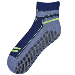 Chłopięce skarpetki z antypoślizgowym spodem (ABS) granatowe Noviti SB131-B-01