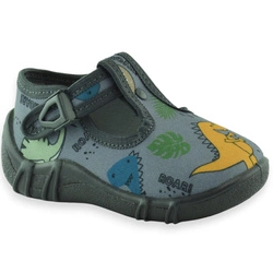 Kapcie do żłobka dla chłopca szerokie przody Raweks Hugo H43