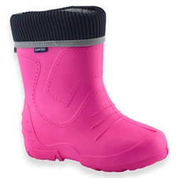 Dziewczęce piankowe lekkie kalosze Raweks Fuksja